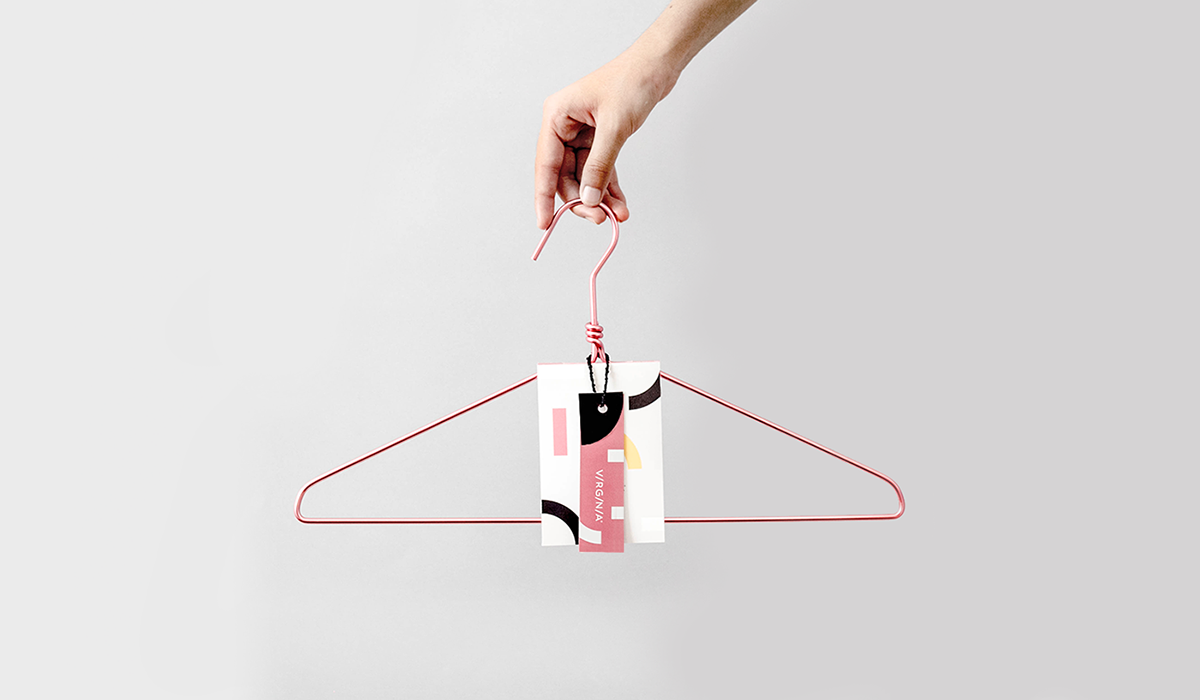 深圳VI設計 深圳VI策劃 弗吉尼亞州女裝VI形象設計 吊牌設計