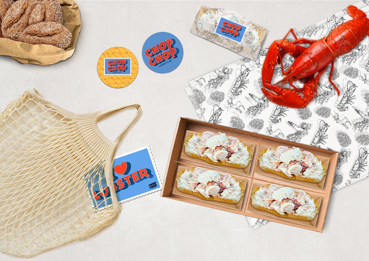 深圳VI設計 深圳VI策劃 劈斬龍蝦VI形象設計 場景展示