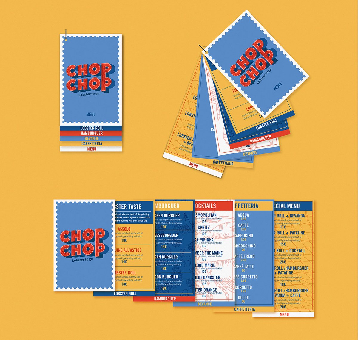 深圳VI設計 深圳VI策劃 劈斬龍蝦VI形象設計 名片設計