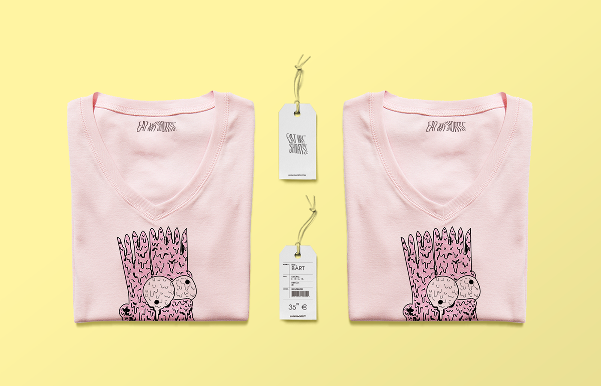 深圳VI設計  深圳VI策劃  “吃我的短褲”服裝VI形象設計  服裝設計