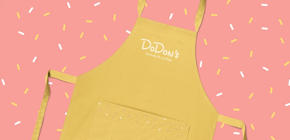 深圳VI設計 深圳VI策劃 DODON'S甜點VI形象設計 服裝設計