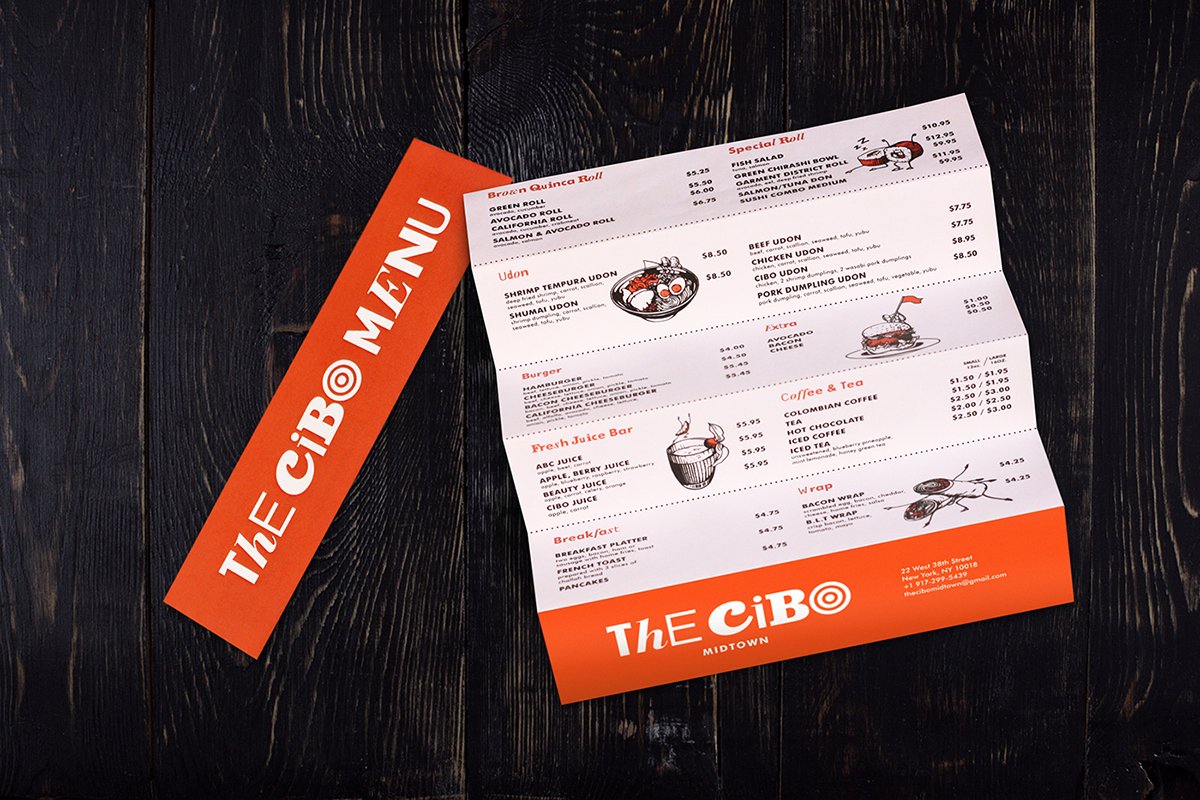 深圳VI設計 深圳VI策劃 Thecibo熟食店餐廳VI設計形象 菜單設計