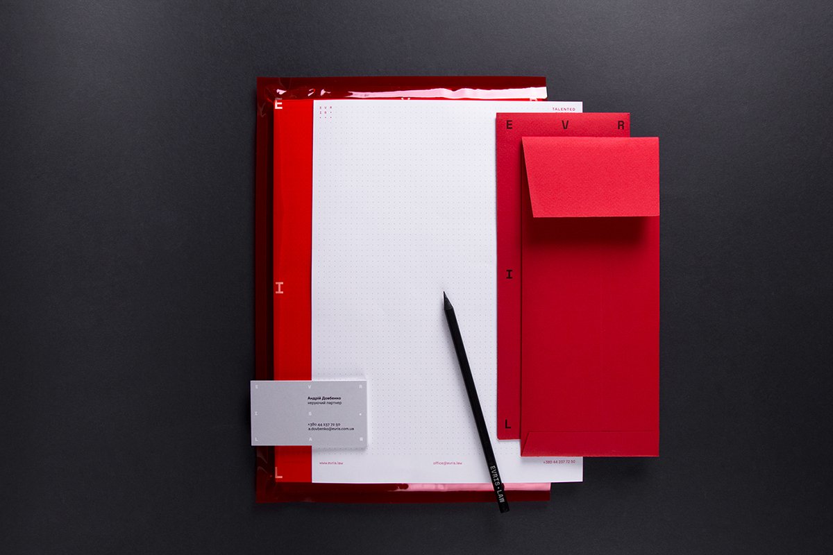 深圳VI設(shè)計(jì) 深圳VI策劃 Evris律師事務(wù)所VI形象設(shè)計(jì) 信封設(shè)計(jì)