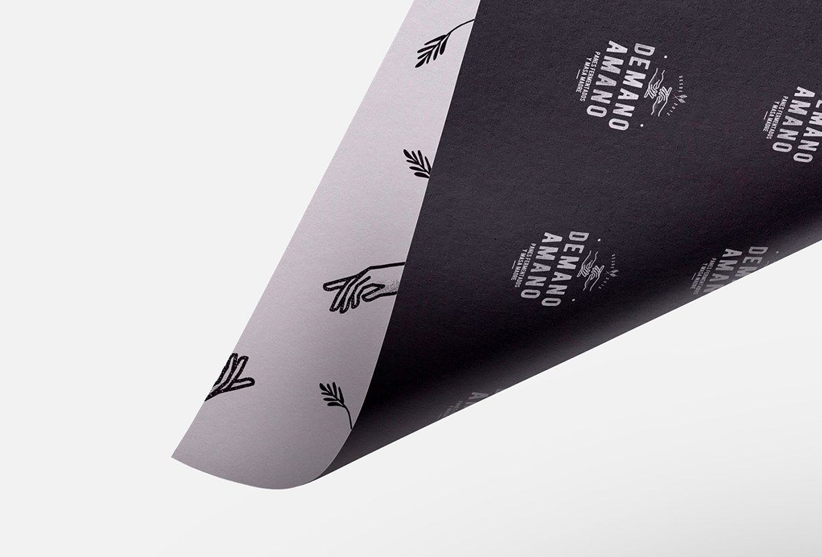 深圳VI設計 深圳VI策劃 De mano a Mano面包店VI形象設計 單頁設計