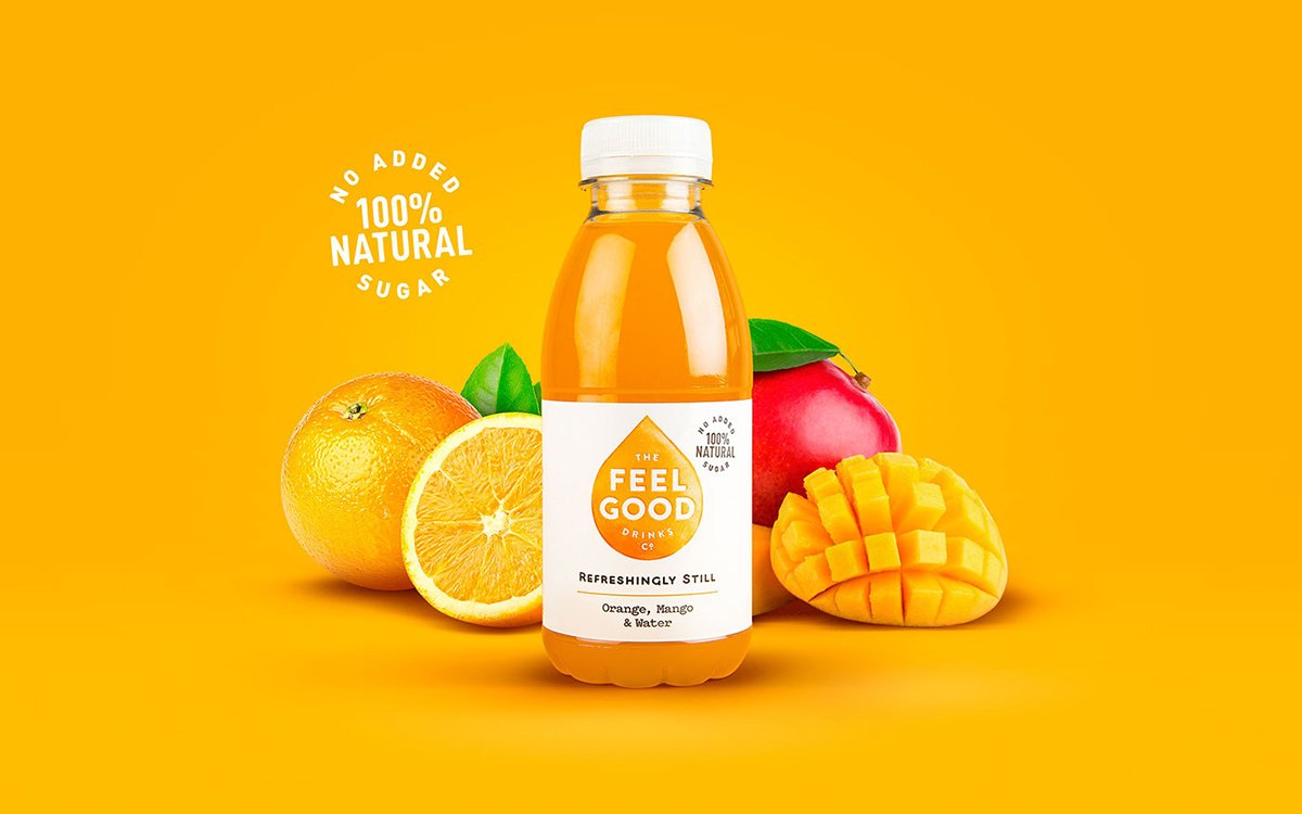 深圳VI設計 深圳VI策劃 FEEL GOOD果汁系列包裝形象 包裝設計