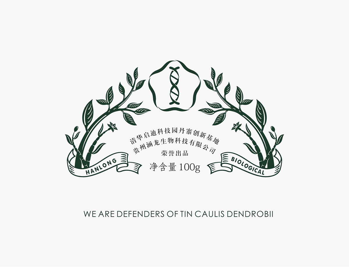 深圳VI設計 深圳VI策劃 鐵皮石斛VI形象設計展示 標志設計