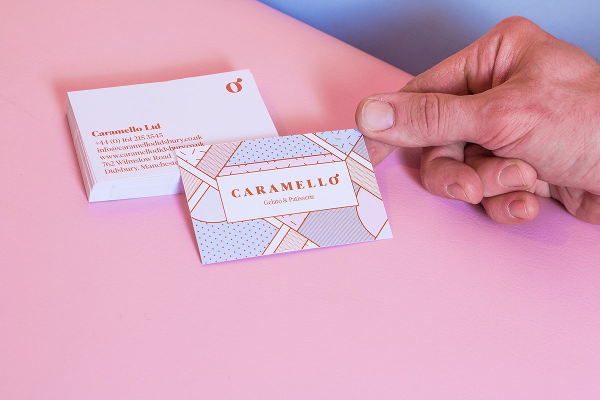 深圳VI設計 深圳VI策劃 “卡拉梅洛”甜品點VI形象設計 名片設計