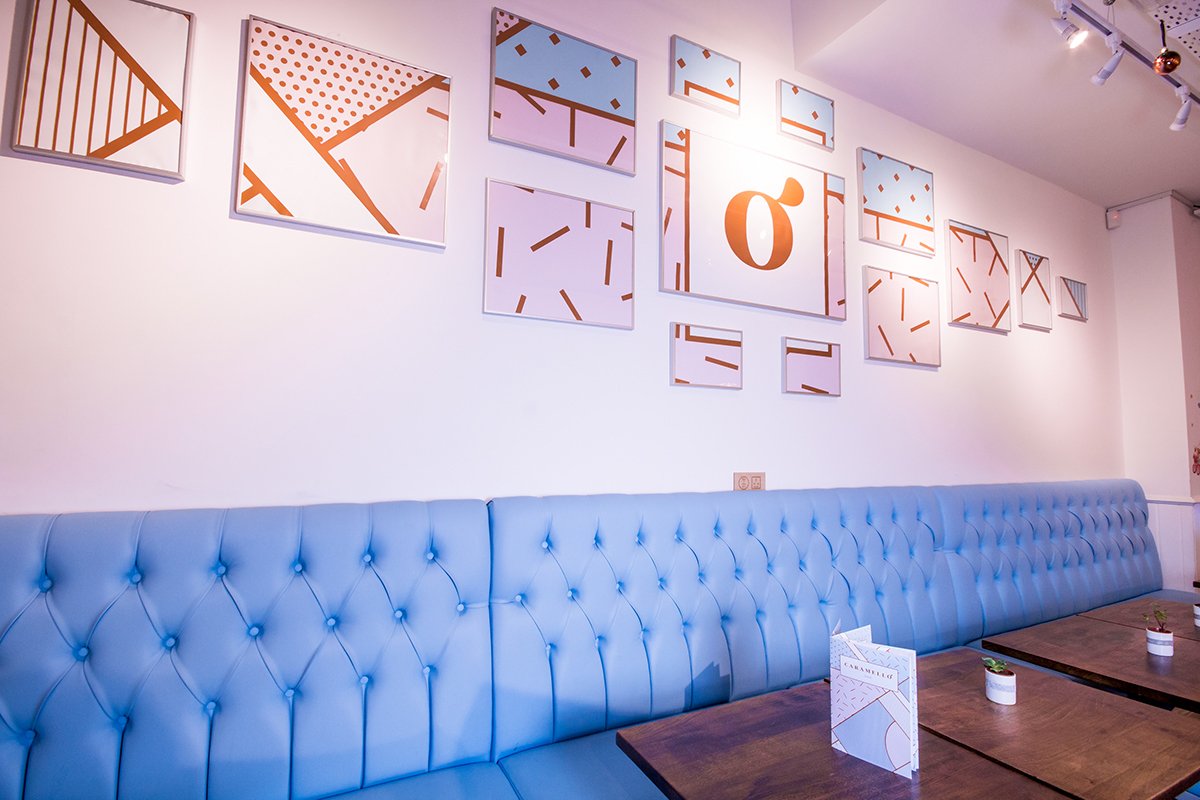 深圳VI設計 深圳VI策劃 “卡拉梅洛”甜品點VI形象設計 店鋪裝修