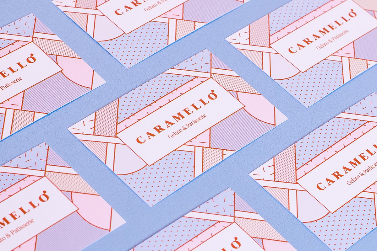 深圳VI設計 深圳VI策劃 “卡拉梅洛”甜品點VI形象設計 名片設計