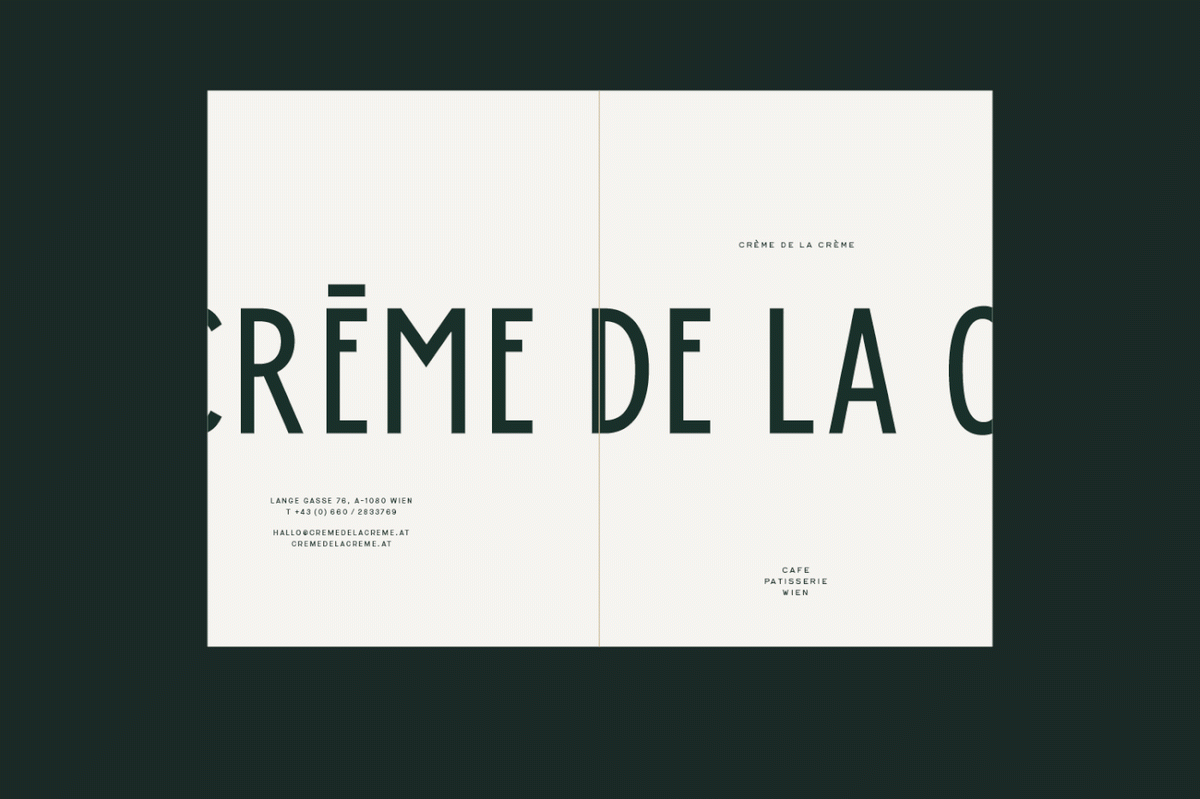 深圳VI設計 深圳VI策劃 CREME DE LA CREME甜品店形象設計 畫冊設計