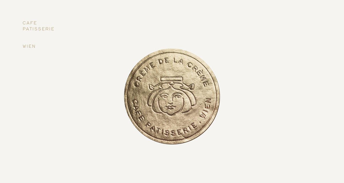 深圳VI設計 深圳VI策劃 CREME DE LA CREME甜品店形象設計 標志設計