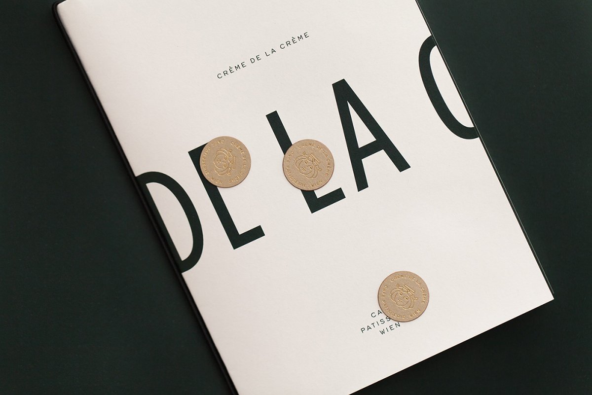 深圳VI設計 深圳VI策劃 CREME DE LA CREME甜品店形象設計 畫冊設計