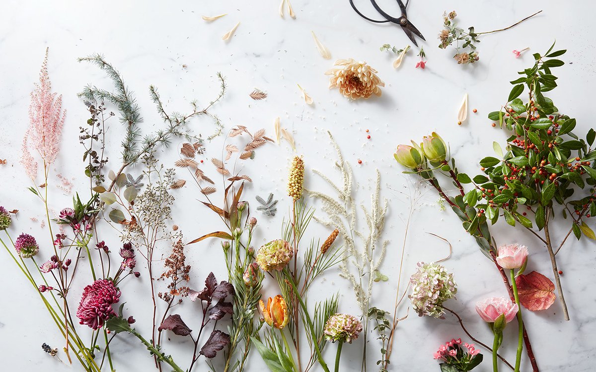 Flùr精品花店品牌vi設計案例欣賞，vi設計，深圳vi設計，花店vi設計，名片設計，標志設計，左右格局