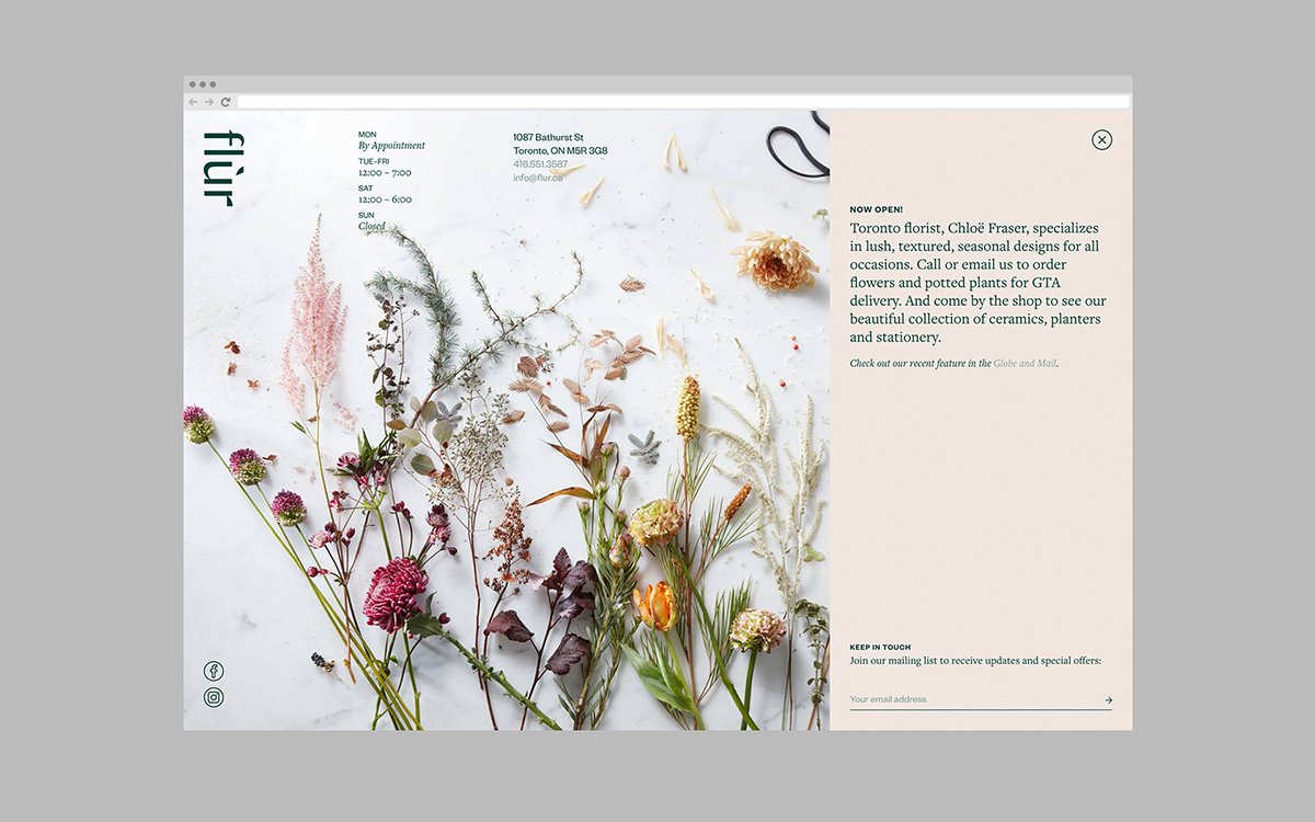 Flùr精品花店品牌vi設(shè)計(jì)案例欣賞，vi設(shè)計(jì)，深圳vi設(shè)計(jì)，花店vi設(shè)計(jì)，名片設(shè)計(jì)，標(biāo)志設(shè)計(jì)，左右格局