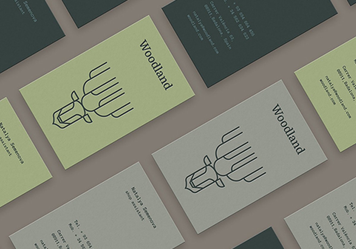 Woodland手工木制品品牌vi設(shè)計(jì)欣賞