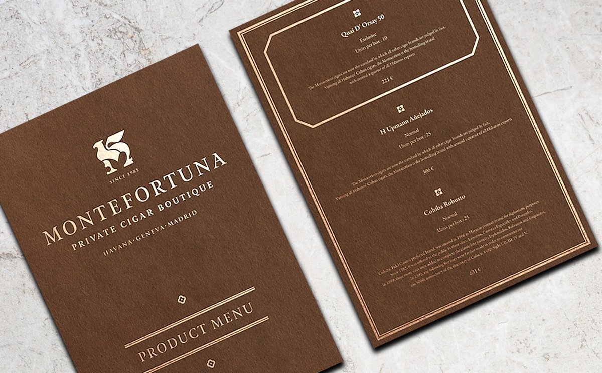 雪茄奢侈品品牌vi設計案例，vi設計，品牌vi設計，奢侈品vi設計，雪茄品牌vi設計，奢侈品vi設計案例，左右格局