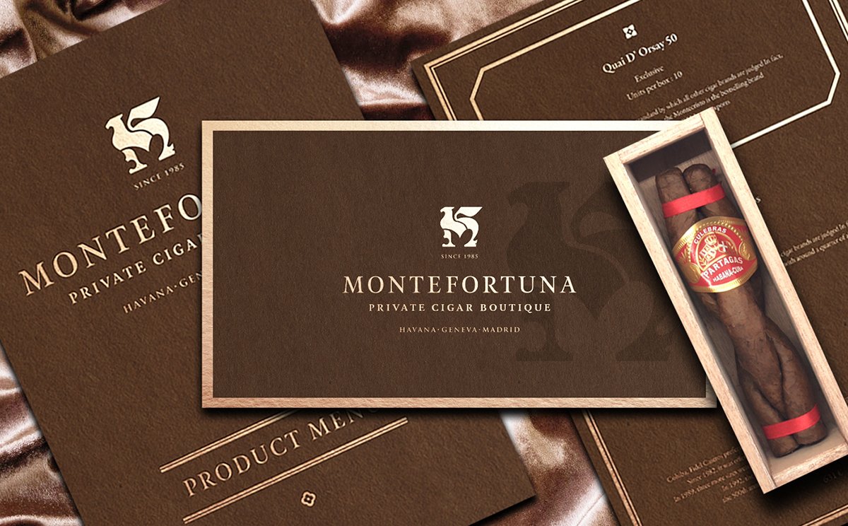 雪茄奢侈品品牌vi設計案例，vi設計，品牌vi設計，奢侈品vi設計，雪茄品牌vi設計，奢侈品vi設計案例，左右格局