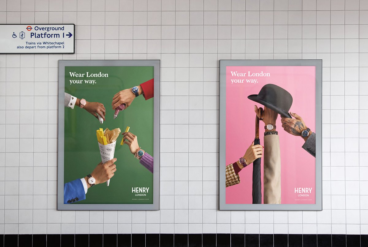 英國定制手表設計師品牌vi設計欣賞，vi設計，品牌vi設計，手表品牌vi設計，設計師品牌vi，深圳vi設計，左右格局