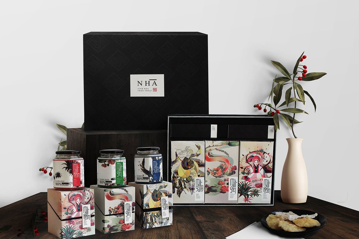 越南蜜餞食品 Nhà 品牌包裝vi設計，vi設計，視覺形象vi設計，食品vi設計，品牌包裝設計，蜜餞食品品牌vi設計，vi品牌策劃，深圳vi設計，左右格局
