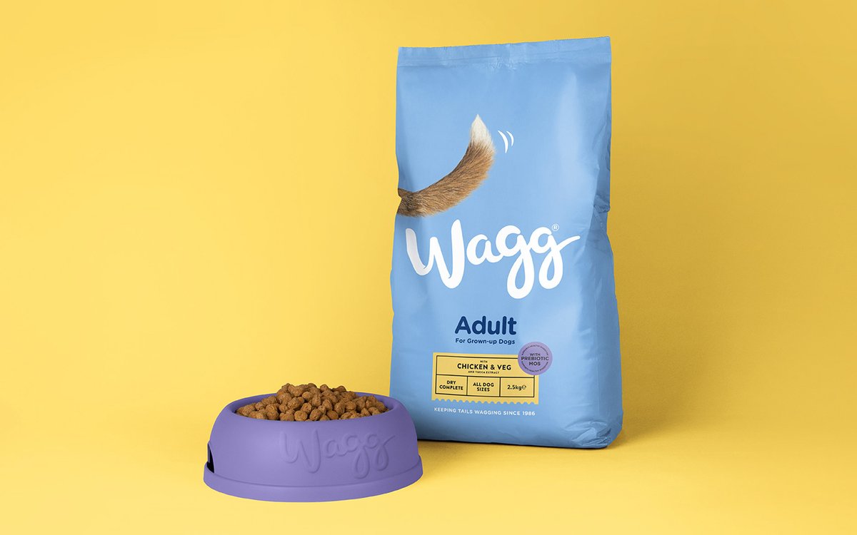 寵物食品 Wagg 品牌標識vi設計及品牌重塑，vi設計，食品vi設計，品牌形象設計，食品品牌vi設計，標識設計，品牌vi設計，品牌策劃，深圳vi設計，左右格局