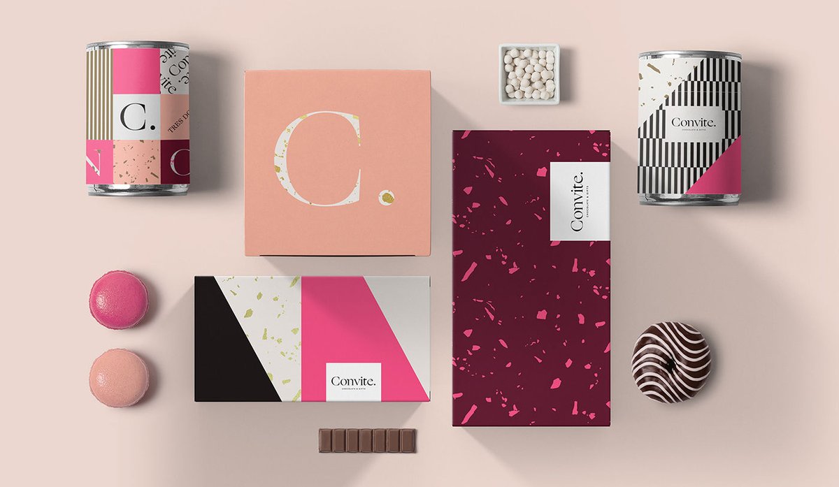 精美禮品店Convite品牌VI設計——包裝設計的新身份，vi設計，品牌vi設計，精品店vi設計，包裝設計，品牌vi識別，深圳品牌策劃，深圳vi設計，左右格局