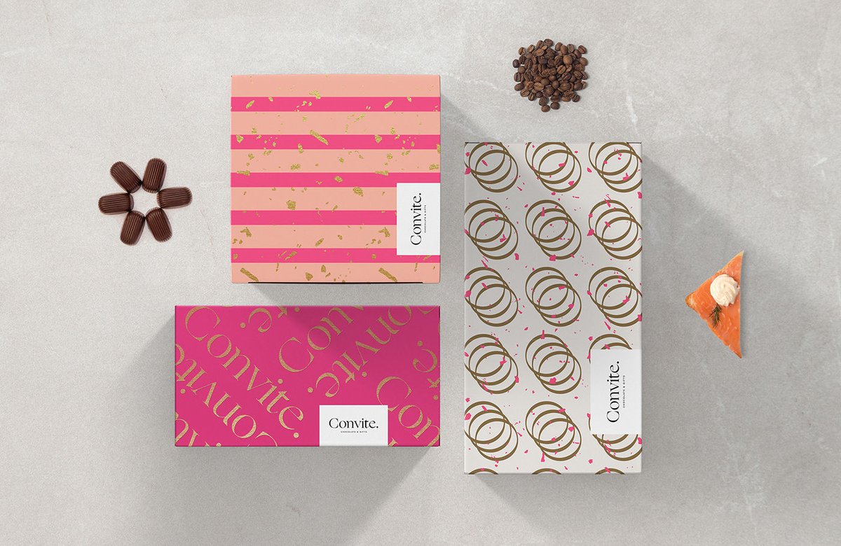 精美禮品店Convite品牌VI設計——包裝設計的新身份，vi設計，品牌vi設計，精品店vi設計，包裝設計，品牌vi識別，深圳品牌策劃，深圳vi設計，左右格局