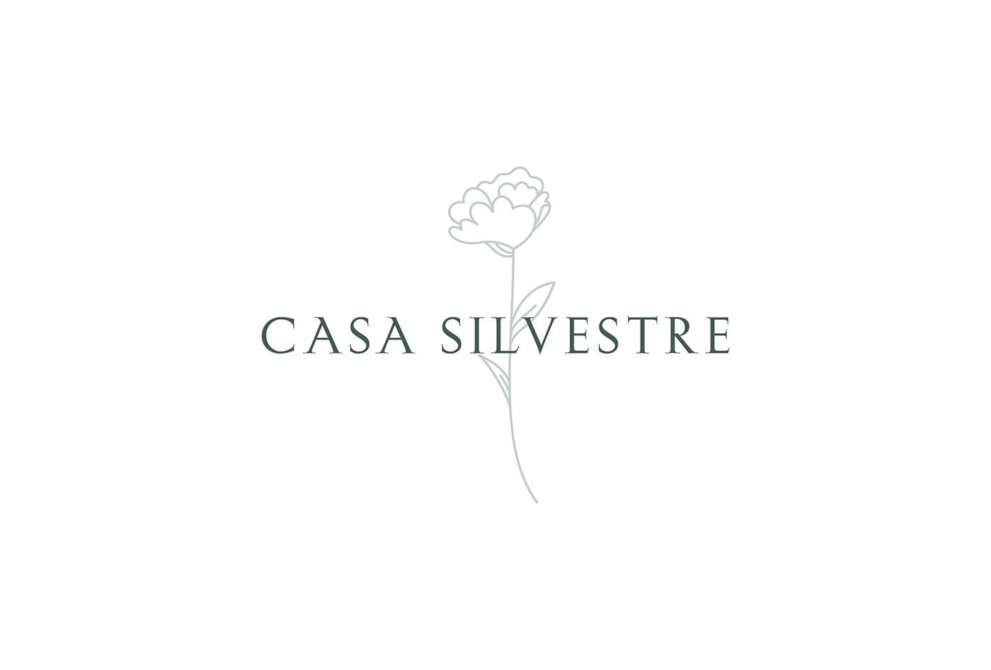 Casa Silvestre浪漫花店品牌logo設(shè)計與VI視覺設(shè)計，酒店VI設(shè)計，品牌視覺設(shè)計，企業(yè)VI設(shè)計，深圳VI設(shè)計，左右格局