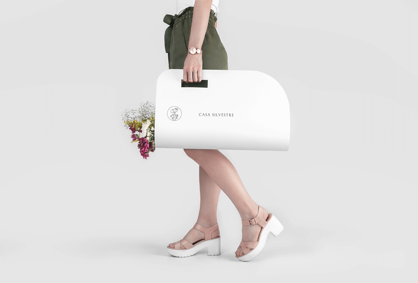 Casa Silvestre浪漫花店品牌logo設(shè)計與VI視覺設(shè)計，酒店VI設(shè)計，品牌視覺設(shè)計，企業(yè)VI設(shè)計，深圳VI設(shè)計，左右格局