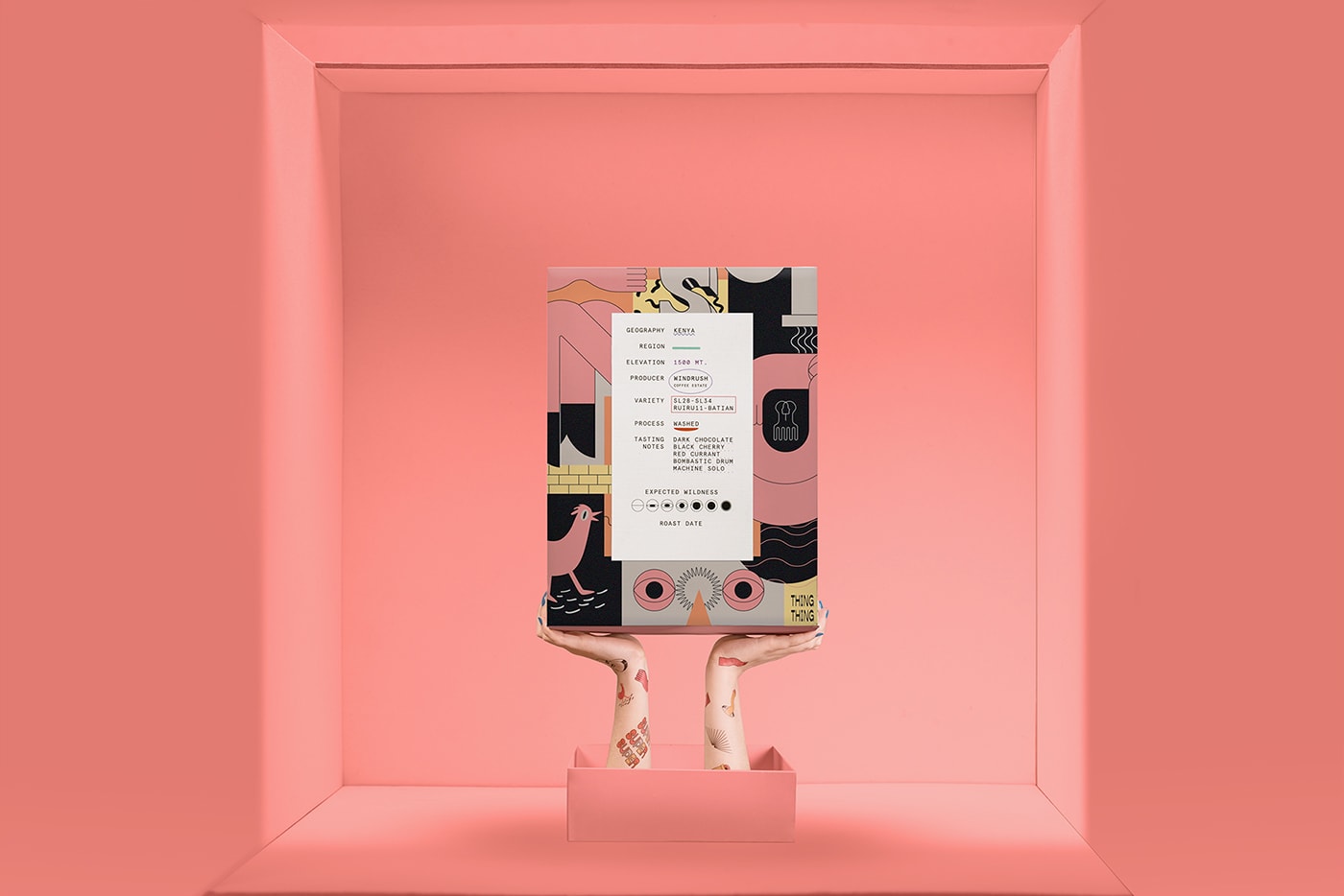 高端Superthing咖啡品牌VI設計 讓品牌戰略落地，餐飲VI設計，餐飲品牌策劃，高端VI設計，深圳VI設計，左右格局