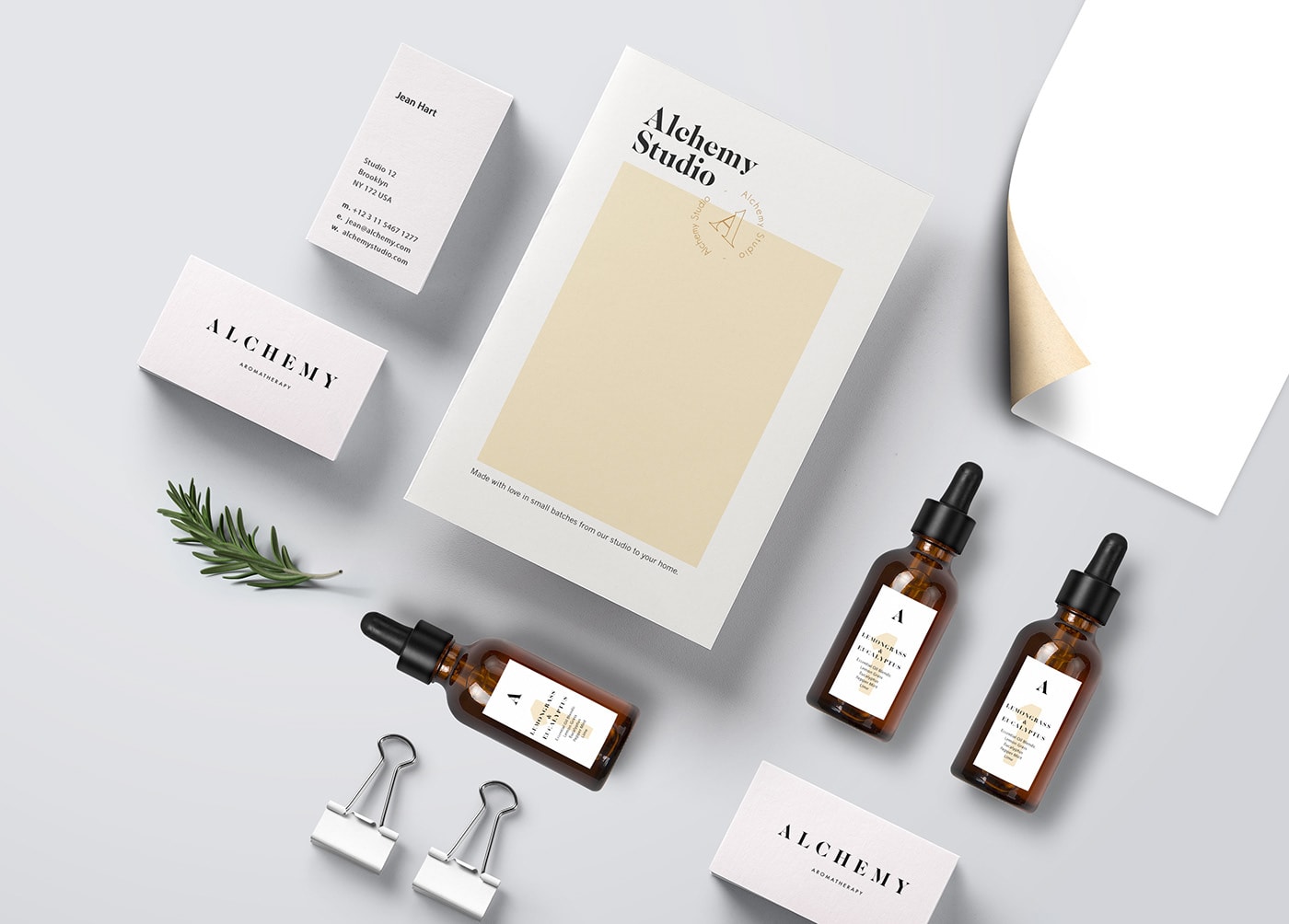 Alchemy美容品牌包裝設(shè)計和企業(yè)VI設(shè)計，化妝品VI設(shè)計，企業(yè)形象設(shè)計，深圳VI設(shè)計，左右格局
