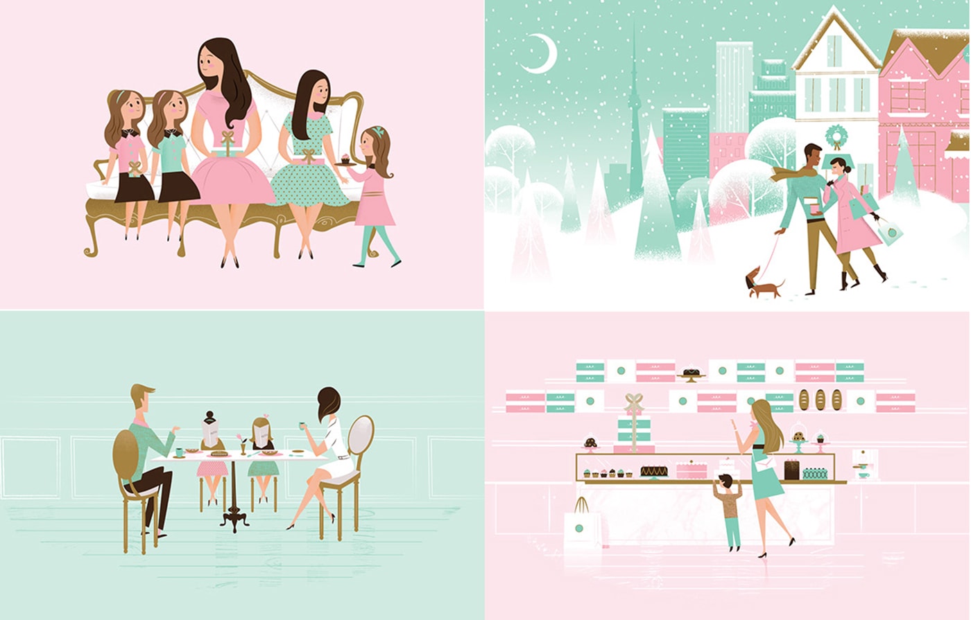 高檔烘焙咖啡廳品牌vi視覺設(shè)計案例，食品VI設(shè)計，食品包裝設(shè)計，品牌視覺設(shè)計，深圳VI設(shè)計，左右格局