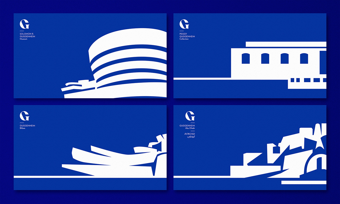 古根海姆博物館品牌重塑和品牌標識設計 古根海姆博物館品牌重塑和品牌標識設計,建筑VI設計,VI形象設計,品牌視覺設計,深圳VI設計,左右格局