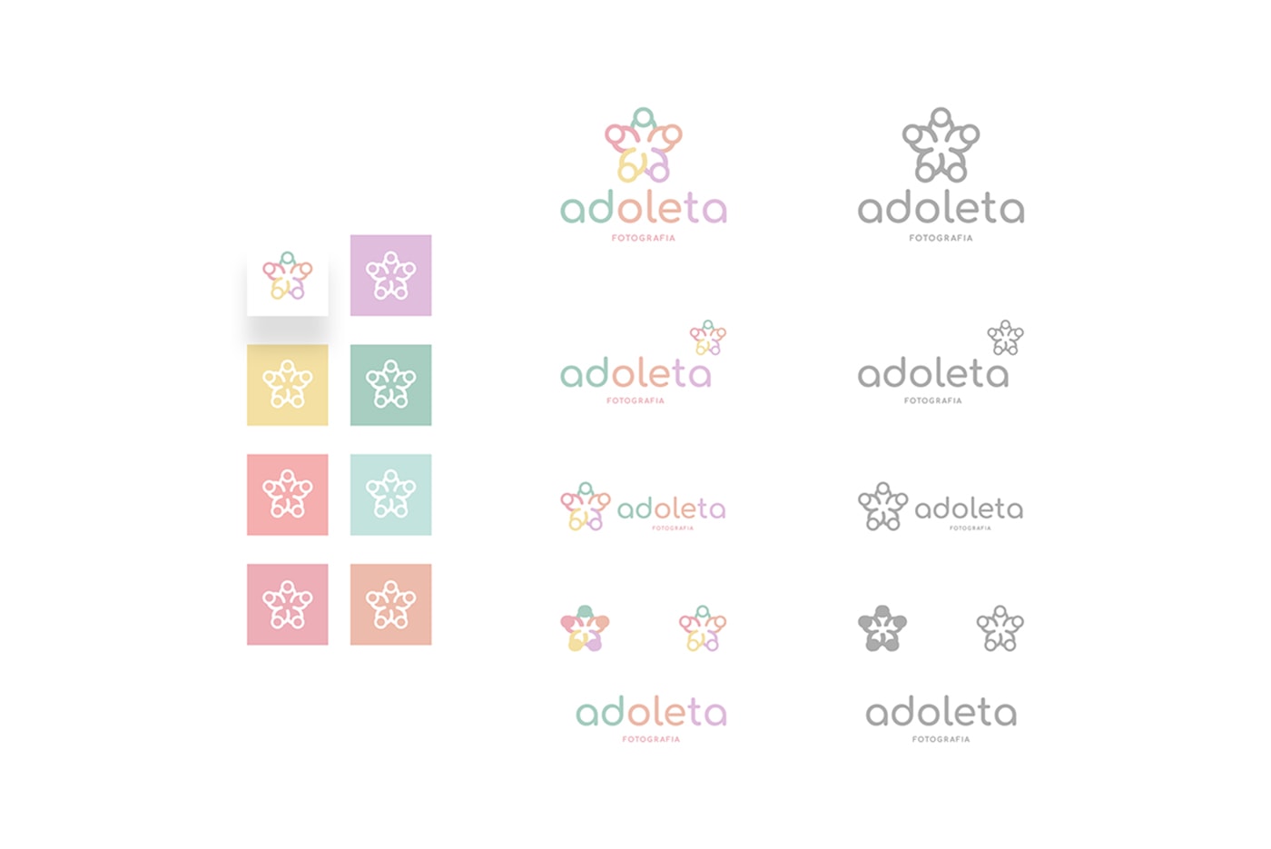 Adoleta兒童攝影工作室VI識別系統設計 Adoleta兒童攝影工作室VI識別系統設計,vi形象設計,品牌視覺設計,深圳企業策劃,深圳vi設計,左右格局