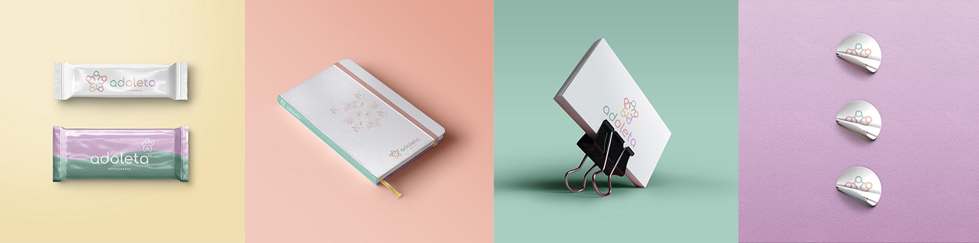 Adoleta兒童攝影工作室VI識別系統設計 Adoleta兒童攝影工作室VI識別系統設計,vi形象設計,品牌視覺設計,深圳企業策劃,深圳vi設計,左右格局