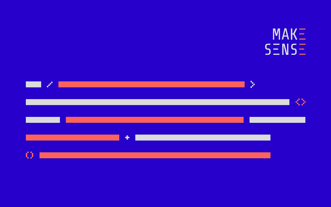 Make Sense 軟件開發(fā)科技公司品牌視覺設(shè)計案例，科技VI設(shè)計，互聯(lián)網(wǎng)品牌設(shè)計，品牌視覺設(shè)計，深圳VI設(shè)計，左右格局