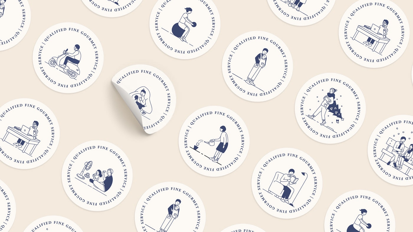 韓國知名食品零售企業VI設計——時尚包裝插圖設計 韓國知名食品零售企業VI設計——時尚包裝插圖設計,企業VI設計,食品VI設計,食品包裝設計,深圳VI設計,左右格局