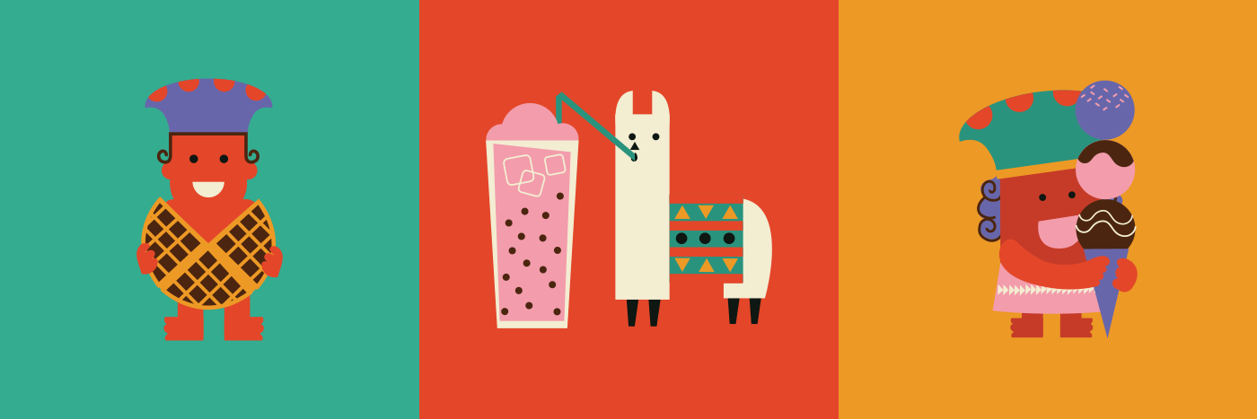 瑪雅藝術主題甜點店Ixcacao品牌VI視覺設計 瑪雅藝術主題甜點店Ixcacao品牌VI視覺設計,食品VI設計,品牌視覺設計,深圳VI設計,左右格局