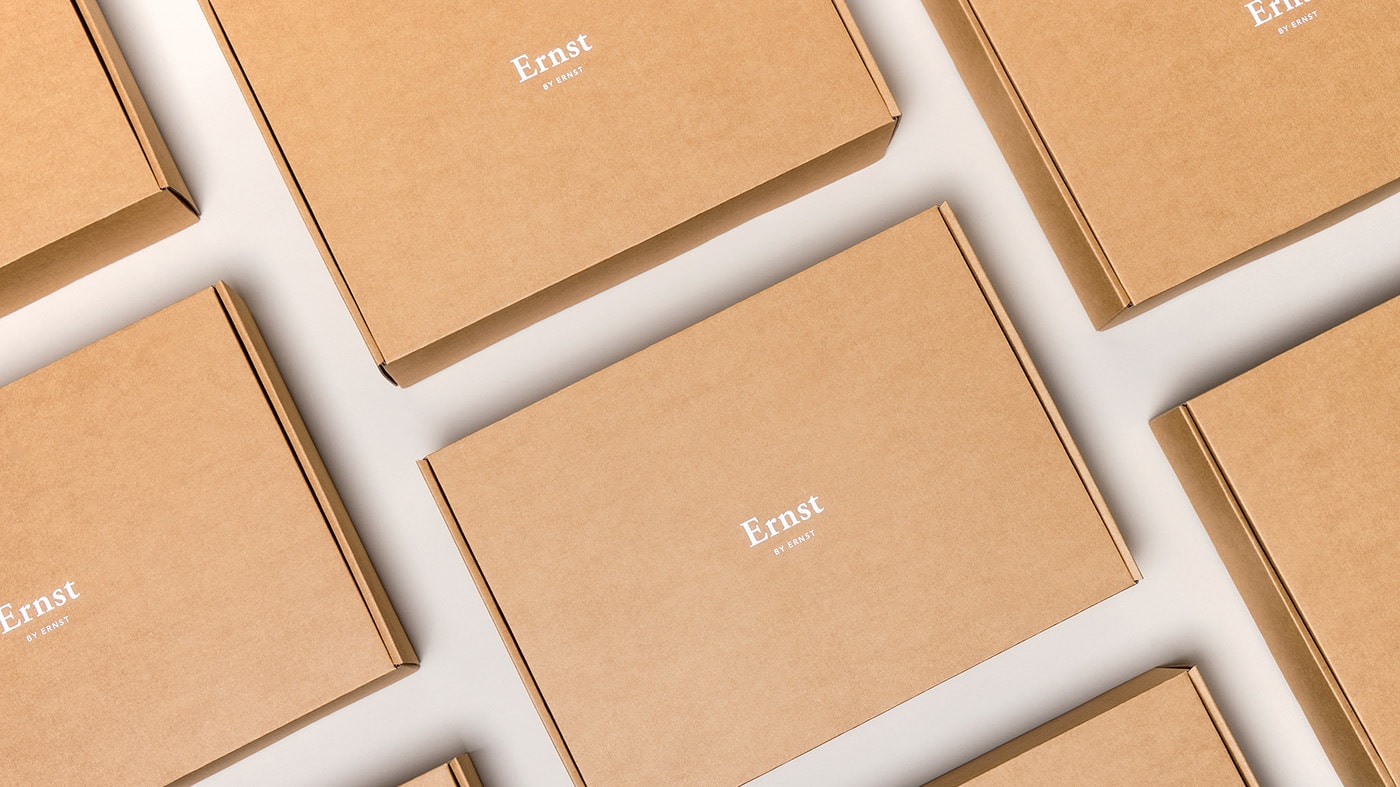 Ernst挪威經典優雅男裝品牌VI設計和包裝設計 Ernst挪威經典優雅男裝品牌VI設計和包裝設計,服裝VI設計,服裝包裝設計,深圳VI設計,左右格局