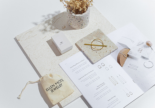 時尚簡約 Ellen Mote 珠寶品牌VI設(shè)計和品牌重塑