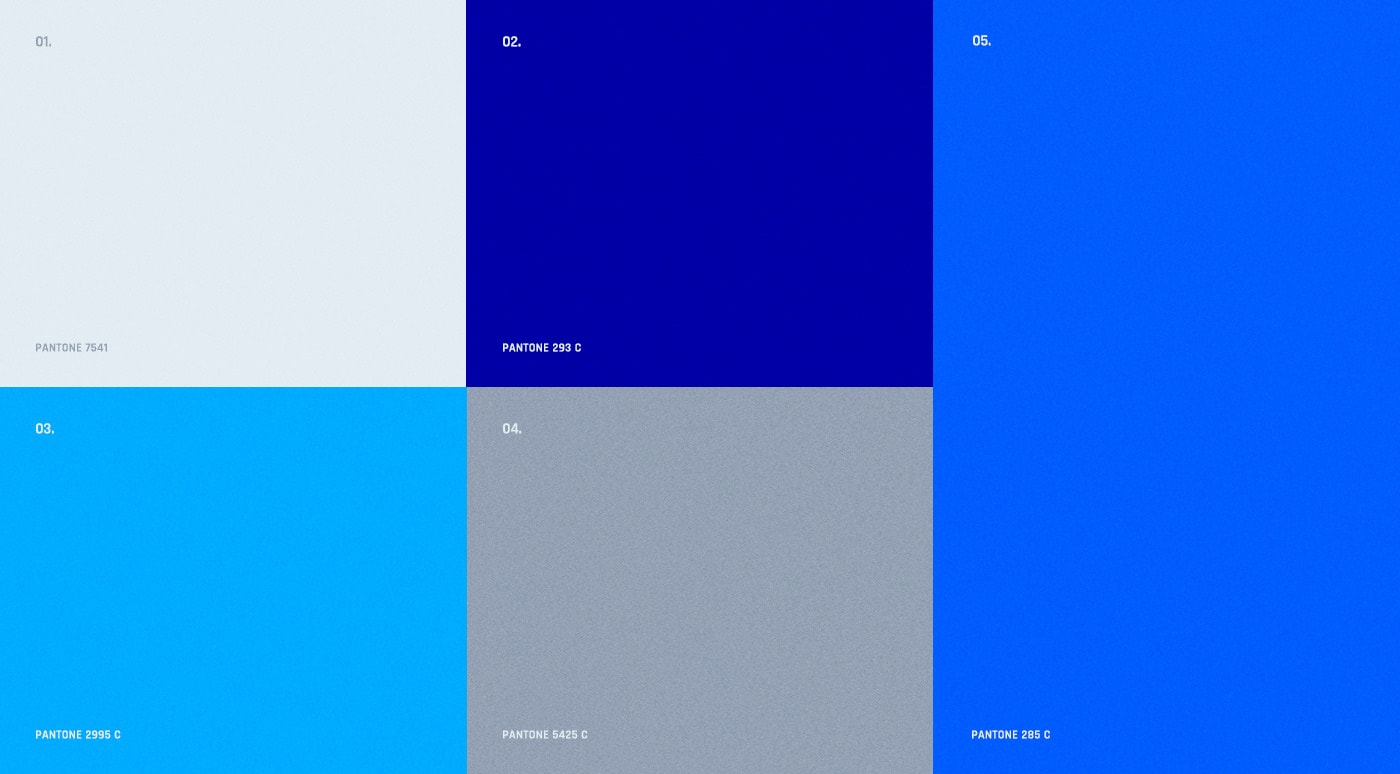 Blue 5 Solutions 網絡科技機構品牌VI視覺設計 科技VI設計,品牌視覺設計,高端VI設計,深圳VI設計,左右格局