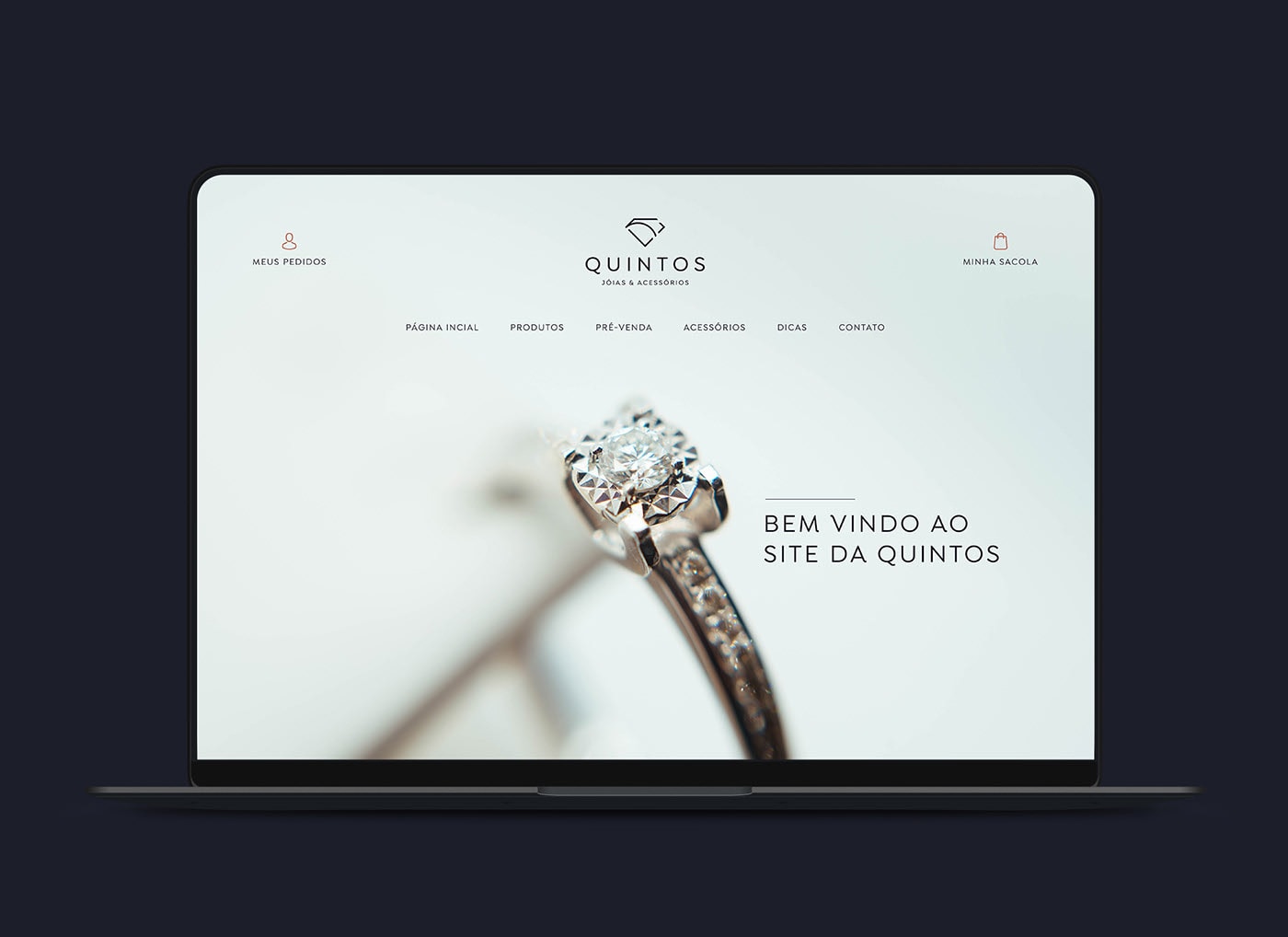 傳統珠寶配飾QUINTOS個性品牌VI設計 珠寶品牌VI設計,高端VI設計,深圳VI設計,左右格局