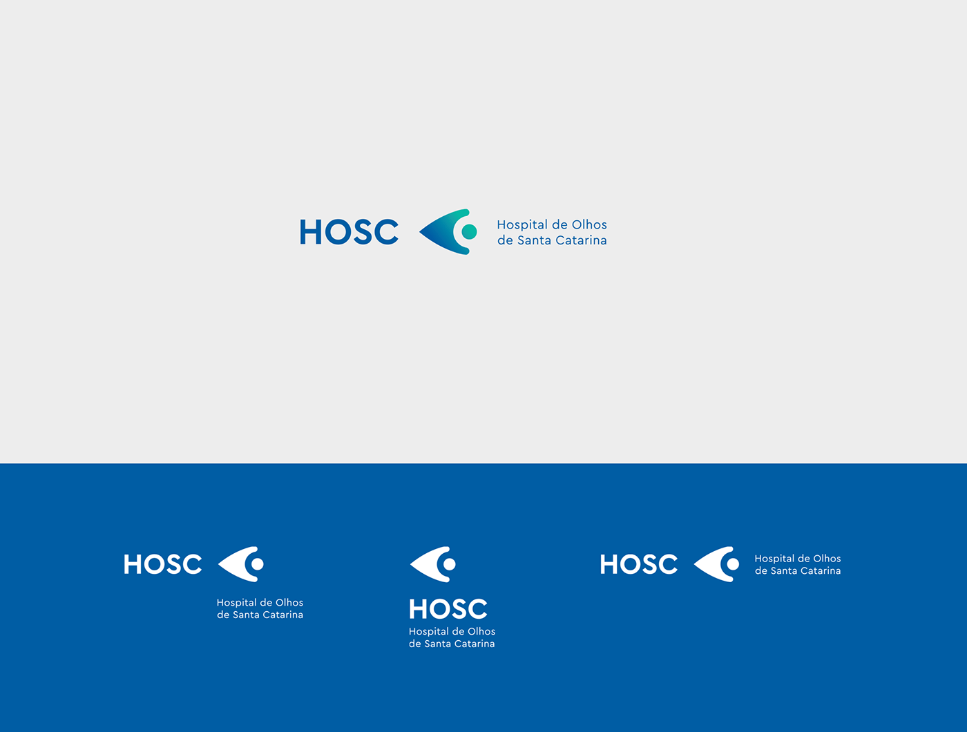 HOSC知名眼科醫(yī)院品牌VI設(shè)計(jì)和標(biāo)識(shí)設(shè)計(jì) 醫(yī)療VI設(shè)計(jì),品牌標(biāo)識(shí)設(shè)計(jì),深圳VI設(shè)計(jì),左右格局