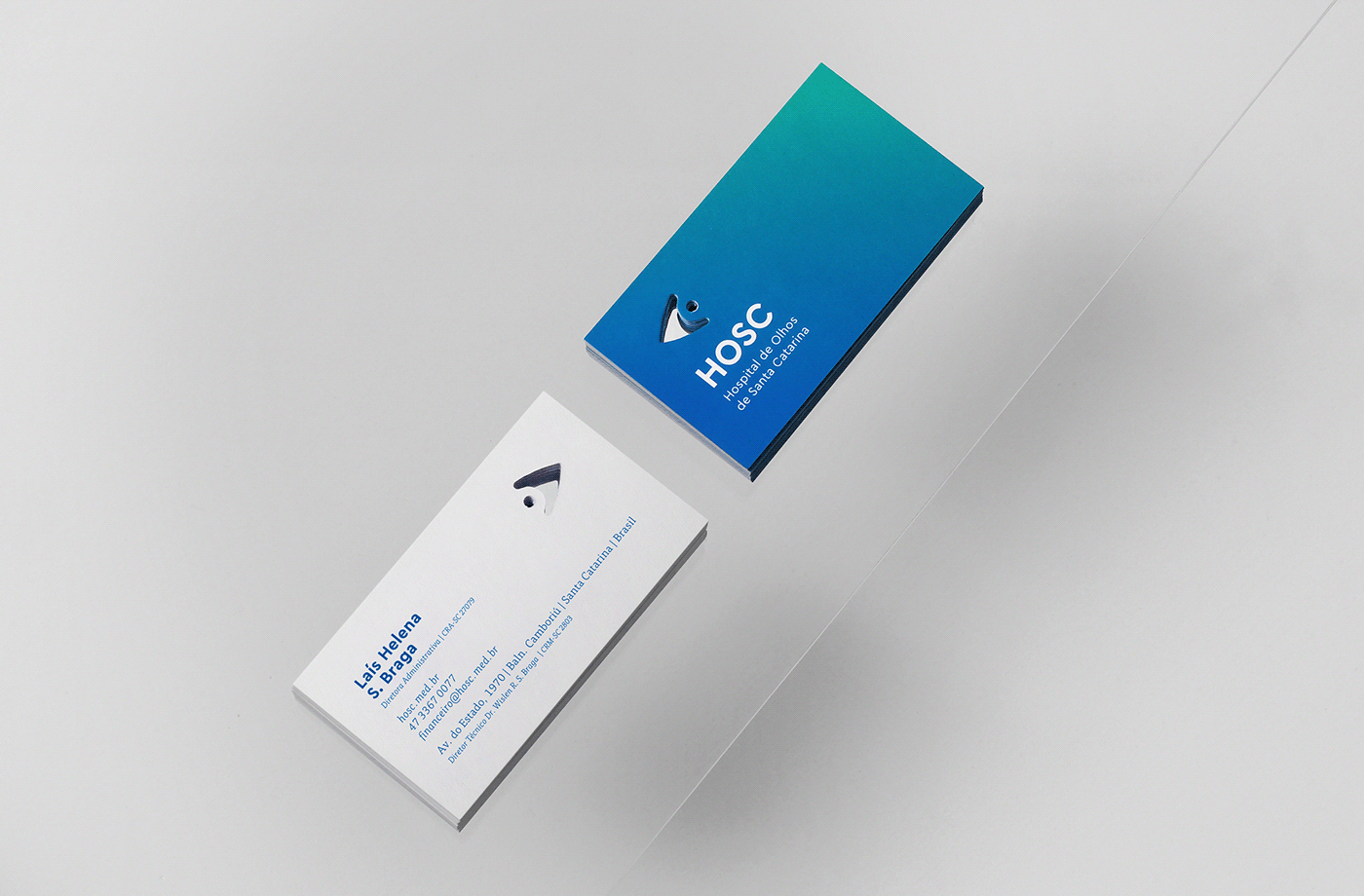 HOSC知名眼科醫(yī)院品牌VI設(shè)計(jì)和標(biāo)識(shí)設(shè)計(jì) 醫(yī)療VI設(shè)計(jì),品牌標(biāo)識(shí)設(shè)計(jì),深圳VI設(shè)計(jì),左右格局