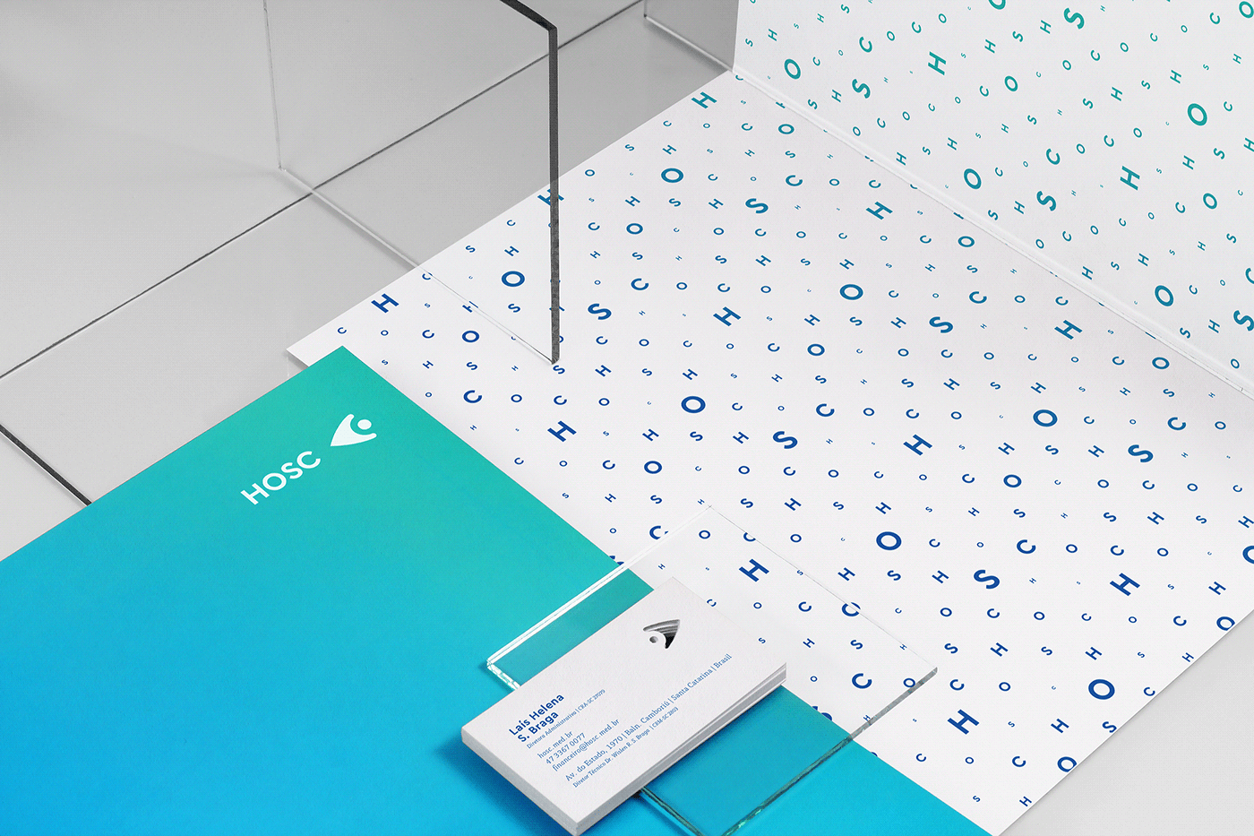 HOSC知名眼科醫(yī)院品牌VI設(shè)計(jì)和標(biāo)識(shí)設(shè)計(jì) 醫(yī)療VI設(shè)計(jì),品牌標(biāo)識(shí)設(shè)計(jì),深圳VI設(shè)計(jì),左右格局