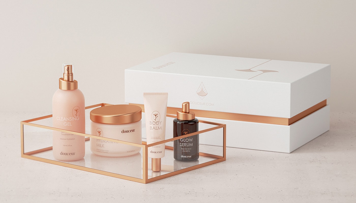 化妝品VI設計，品牌包裝設計，產品外觀設計，深圳VI設計，左右格局