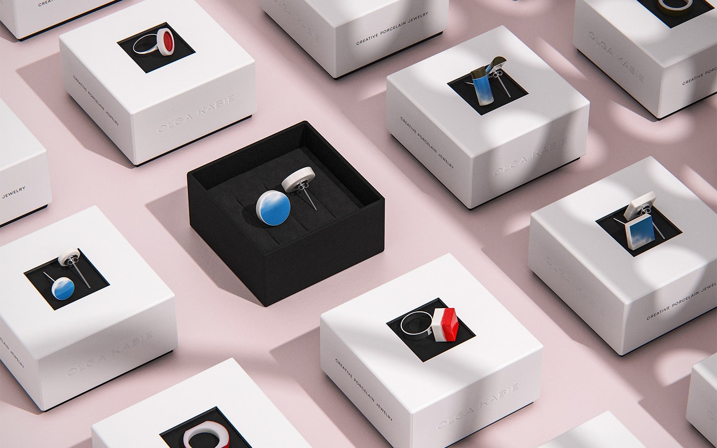 珠寶VI設(shè)計，珠寶包裝設(shè)計，品牌形象設(shè)計，左右格局