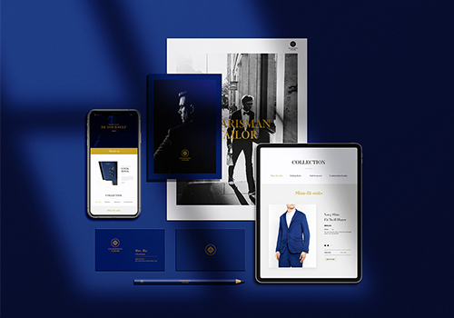 時尚西服服裝品牌視覺設計——VI設計塑造國際化品牌