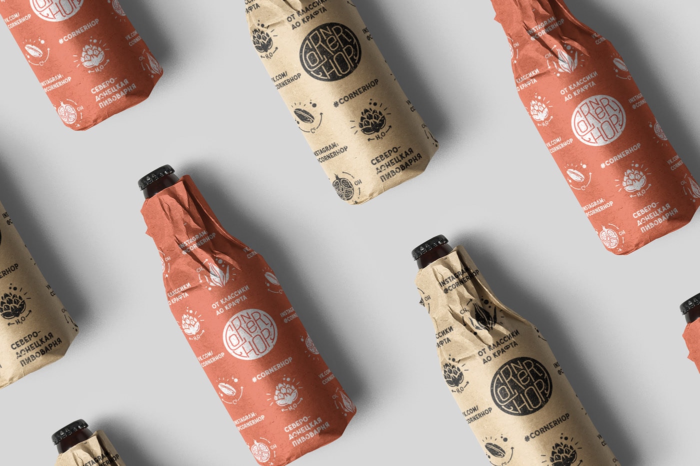 手工精釀啤酒品牌(餐飲)VI設計——年輕化的包裝形象設計 餐飲VI設計,精釀啤酒VI設計,VI形象設計,品牌包裝設計