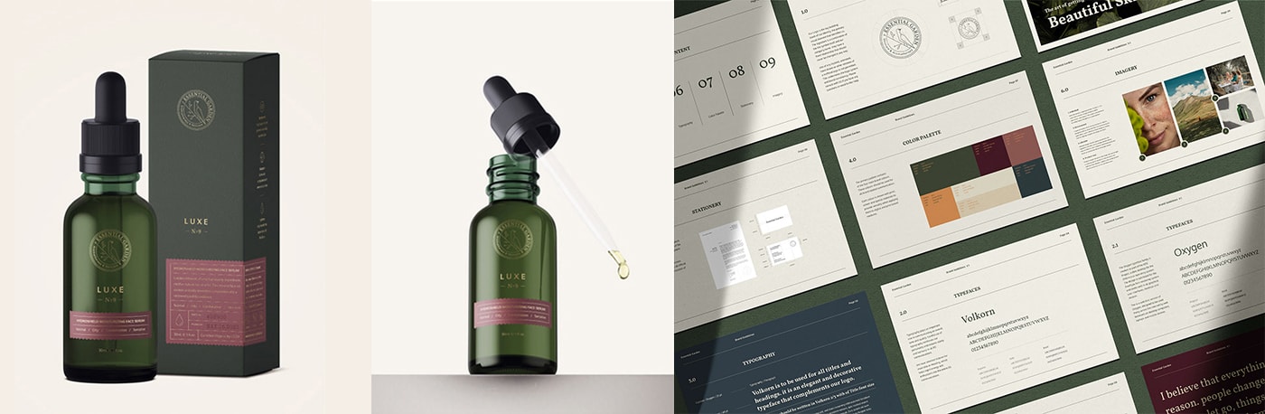 化妝品VI設計，VI形象設計，品牌形象構建，深圳VI設計