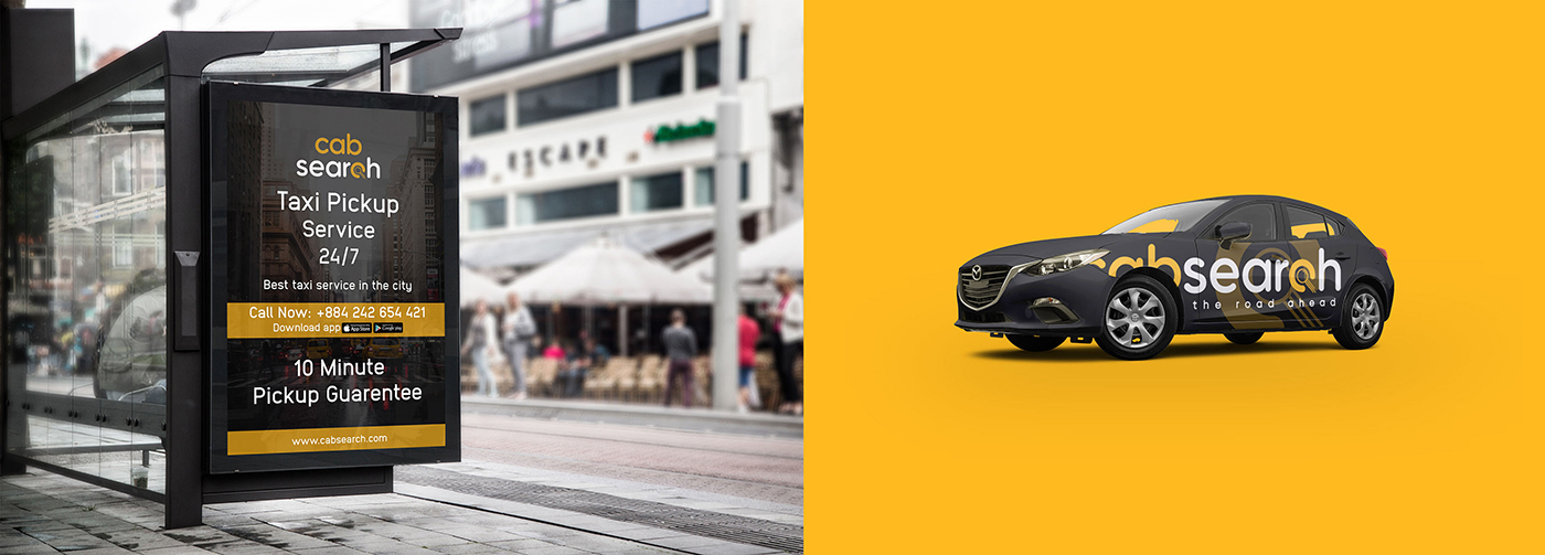 國外出租車搜索品牌形象設計和網頁設計 出租車品牌設計,出租車品牌策劃,出租車vi設計,深圳vi設計